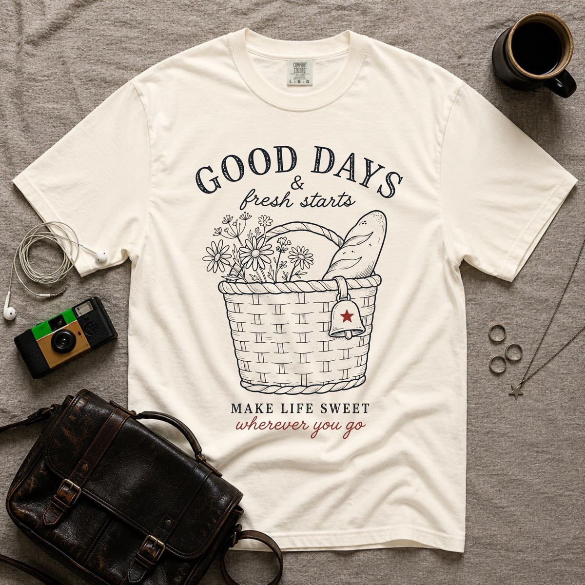 Good Days Basket T-Shirt