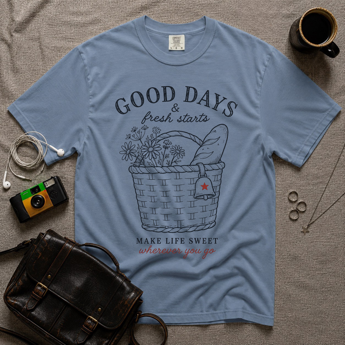 Good Days Basket T-Shirt