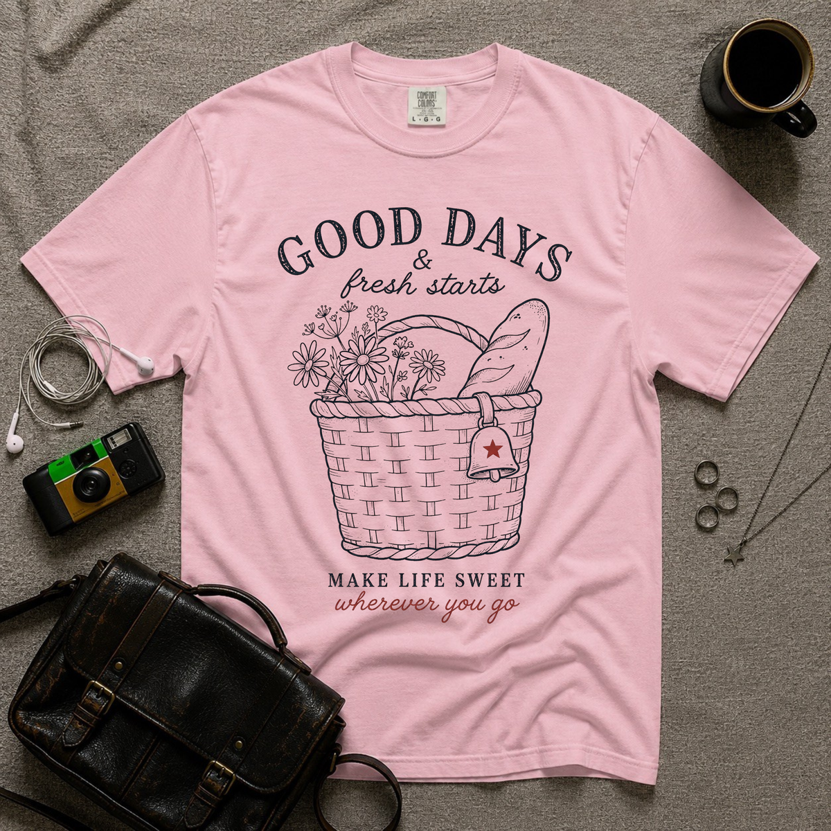 Good Days Basket T-Shirt