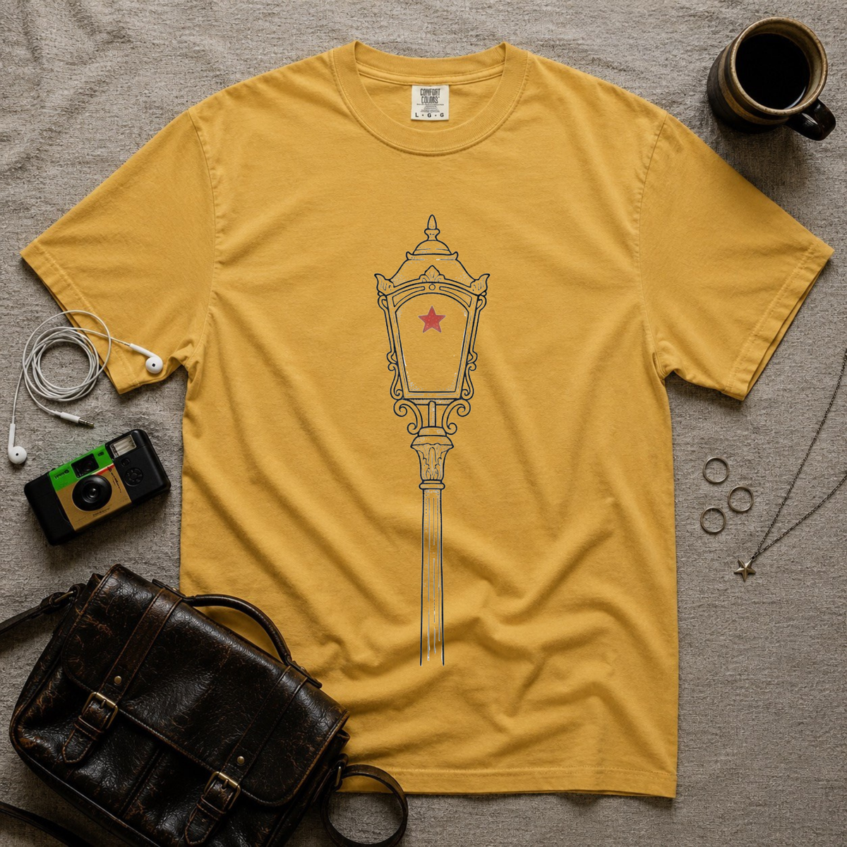 Vintage Street Lamp T‑Shirt