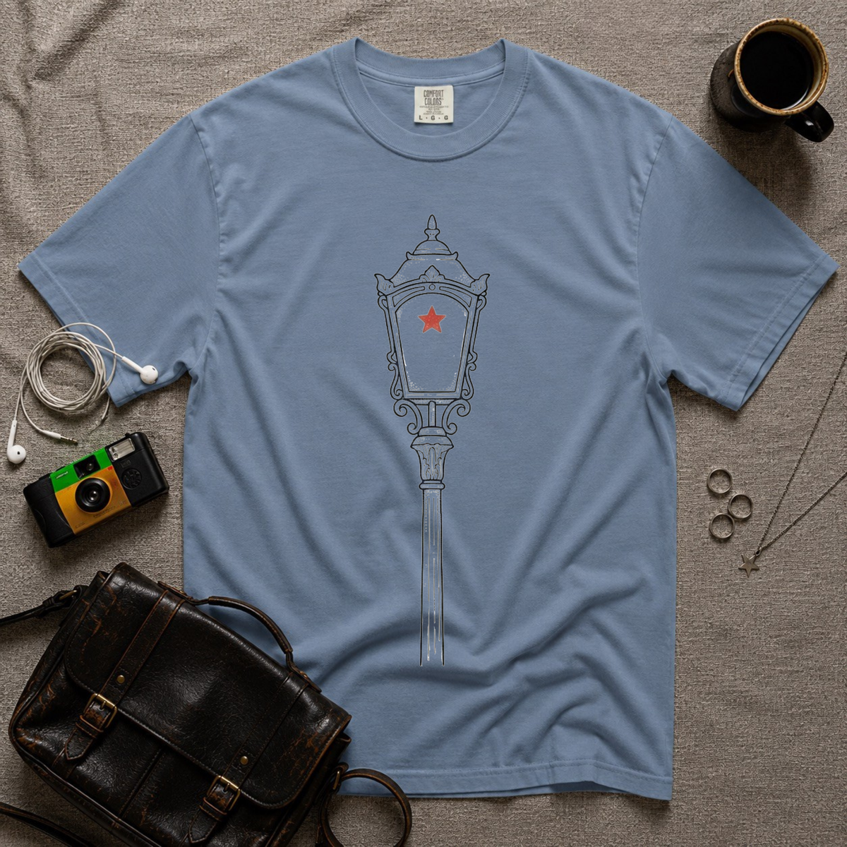 Vintage Street Lamp T‑Shirt