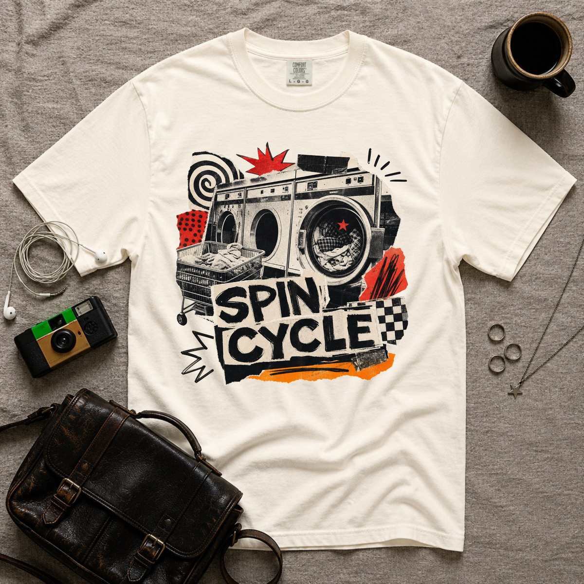 Spin Cycle Graphic T-Shirt