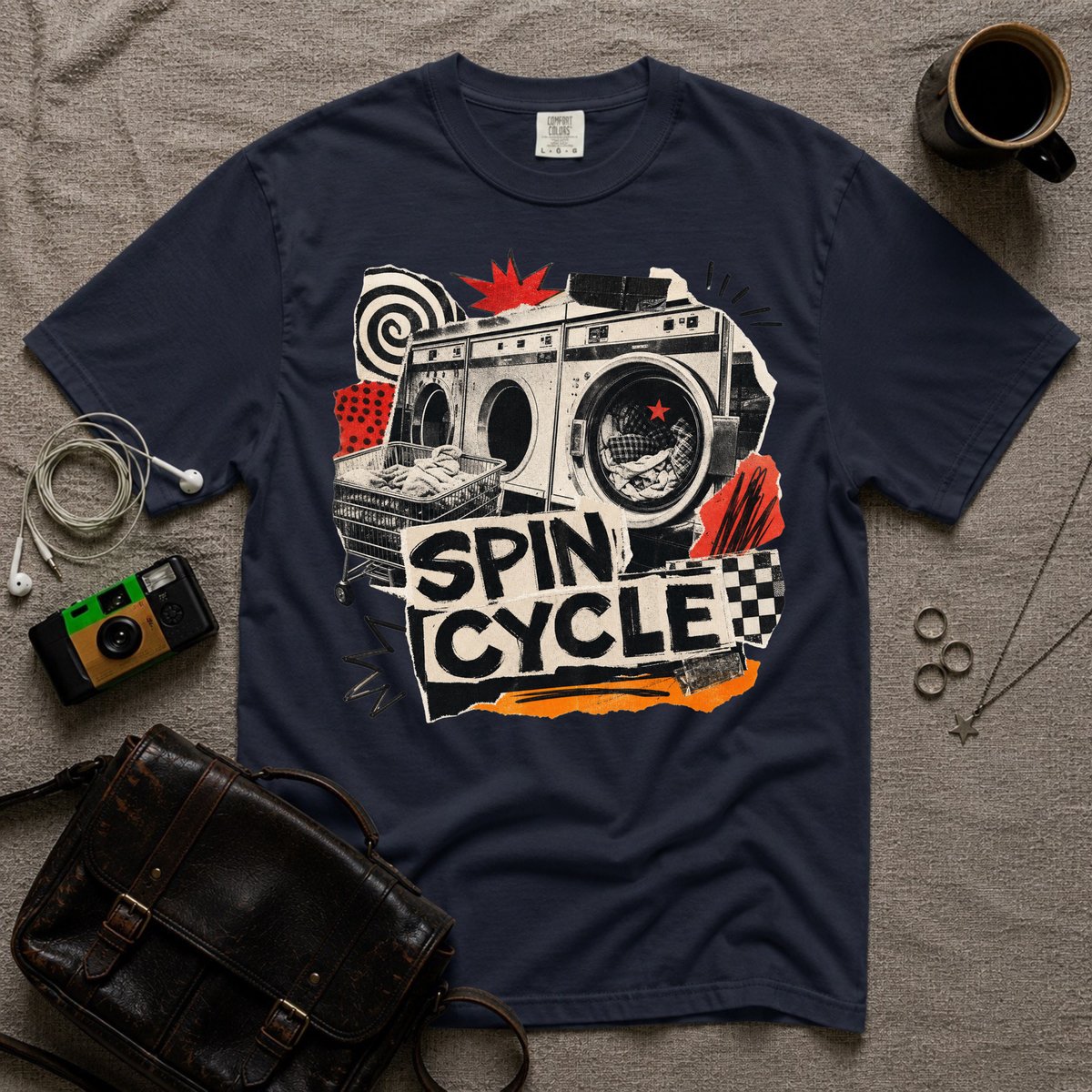 Spin Cycle Graphic T-Shirt