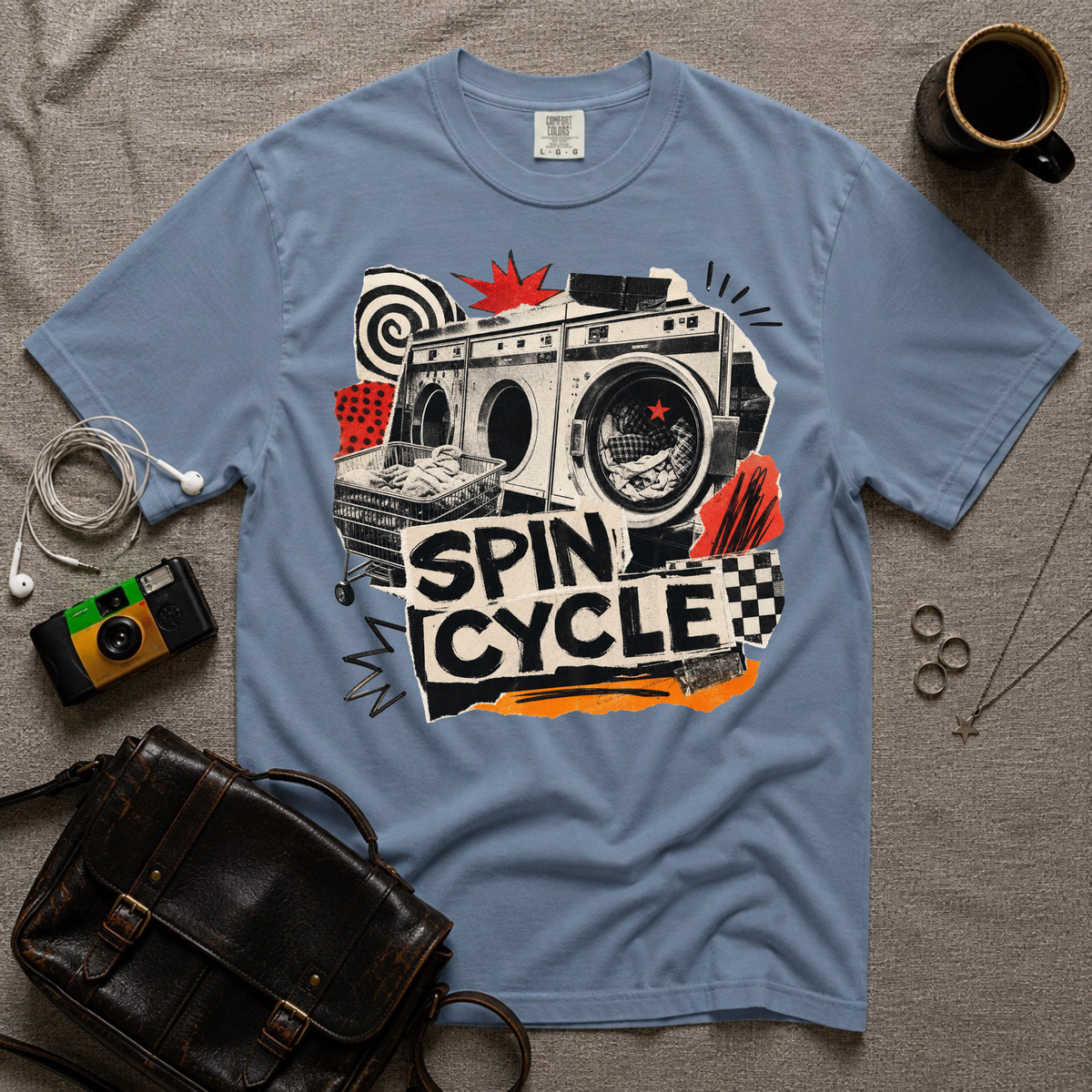 Spin Cycle Graphic T-Shirt