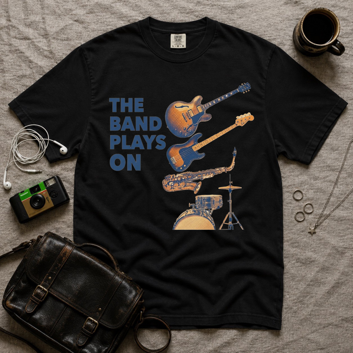 Band Plays On T-Shirt