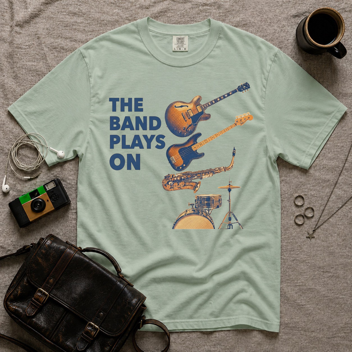 Band Plays On T-Shirt