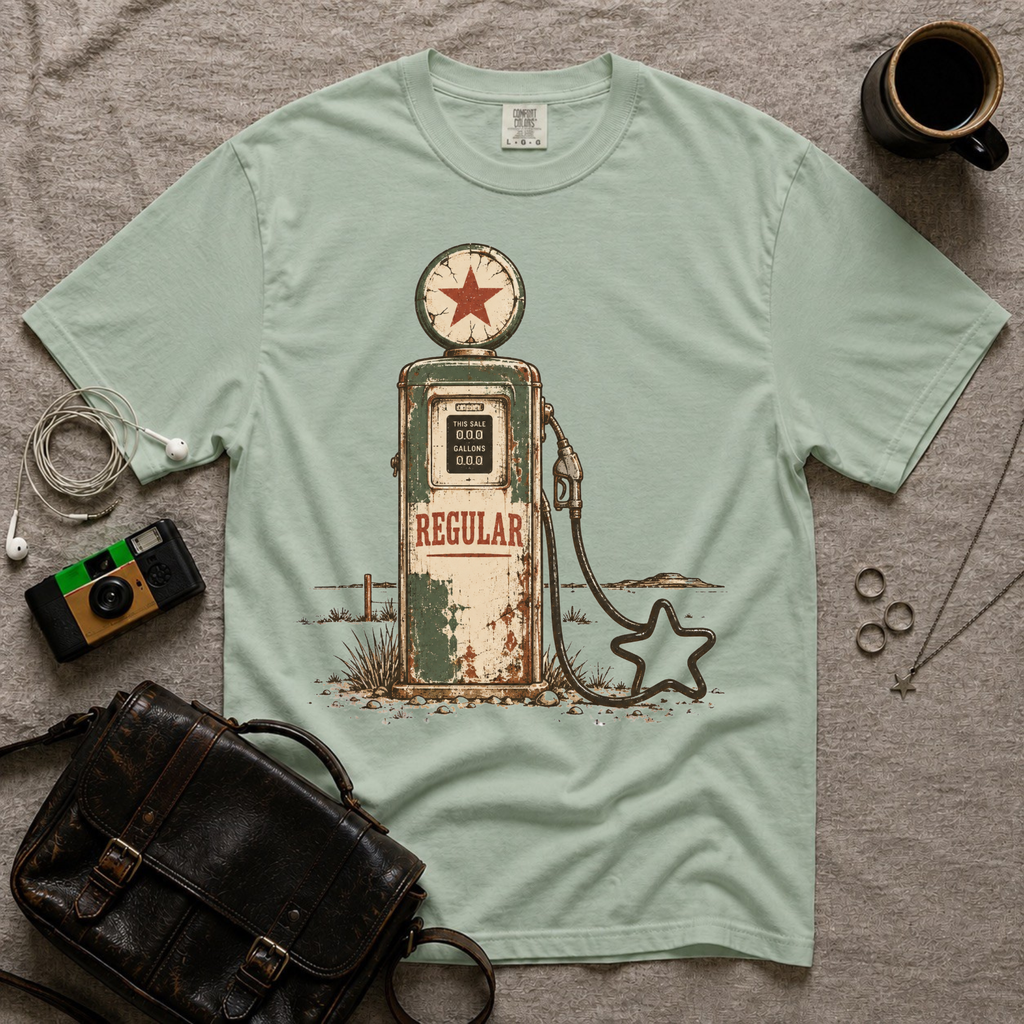 Vintage Gas Pump T-Shirt
