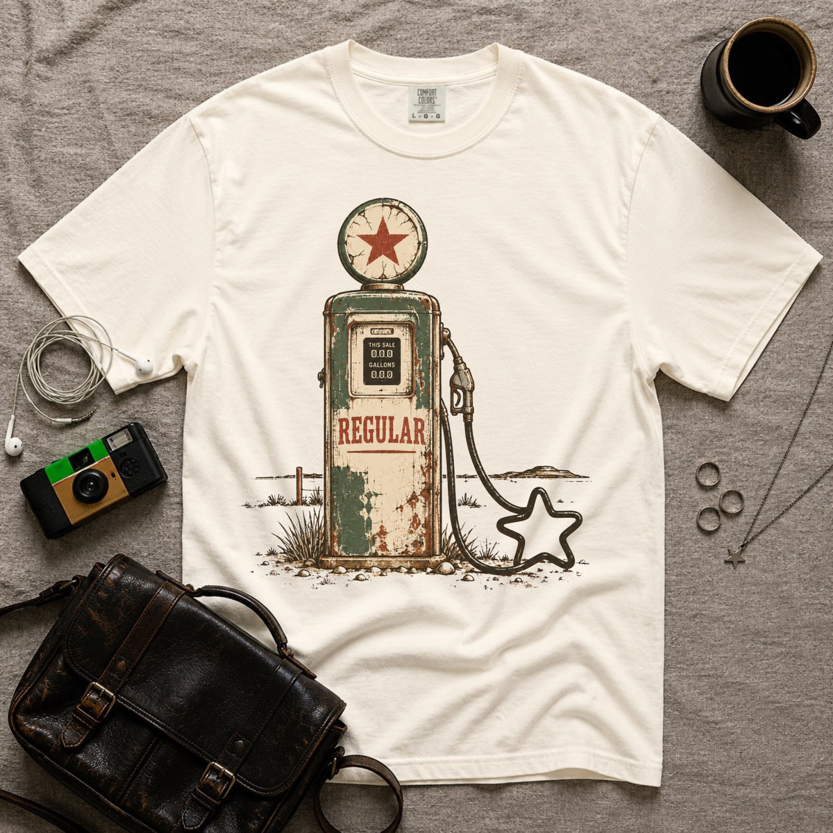 Vintage Gas Pump T-Shirt