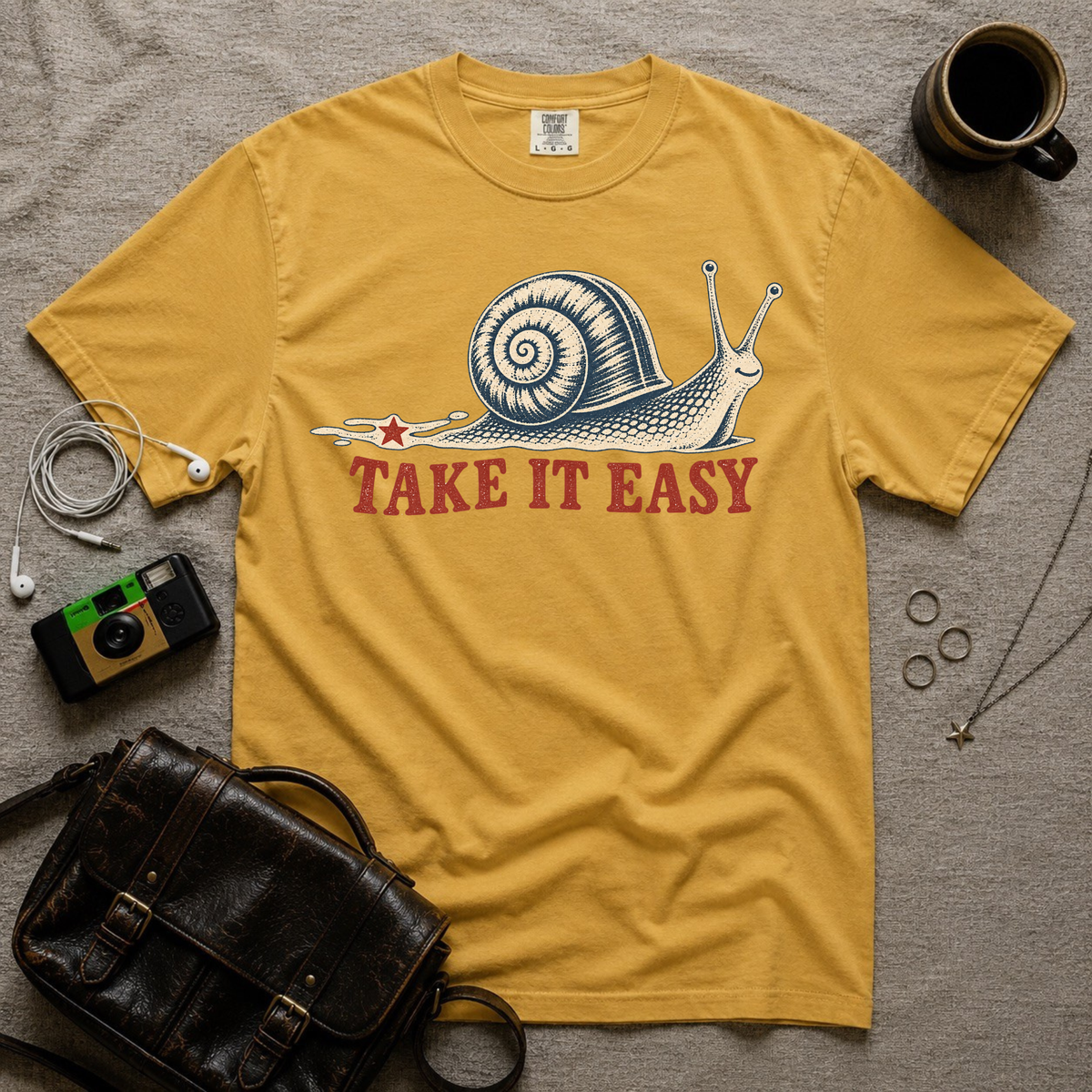 Take It Easy Snail T-Shirt