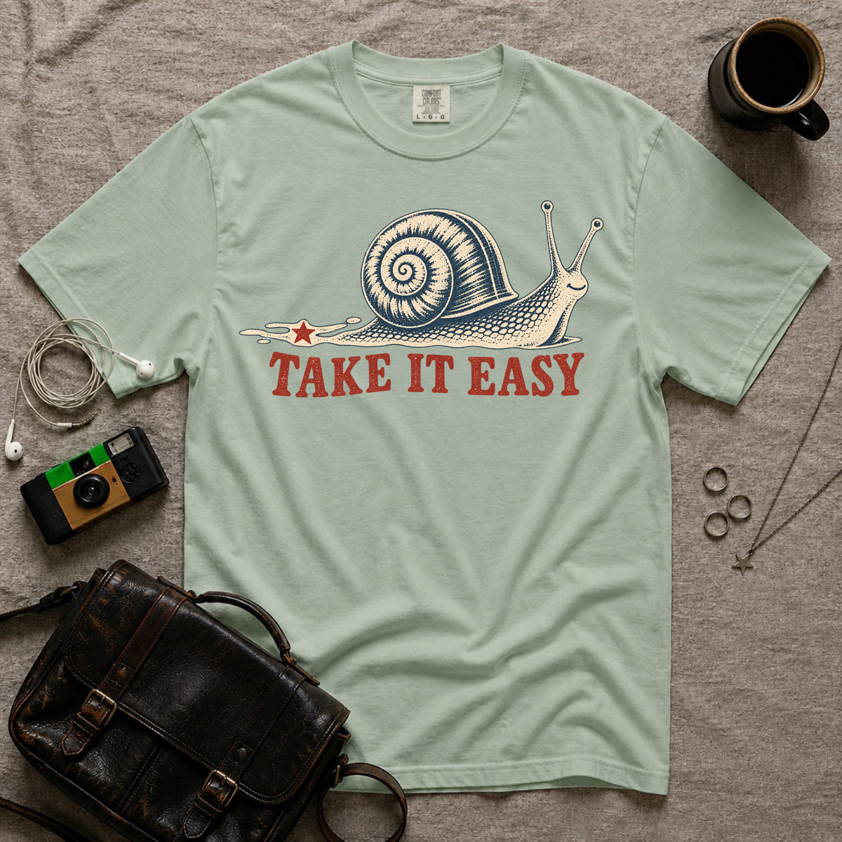 Take It Easy Snail T-Shirt