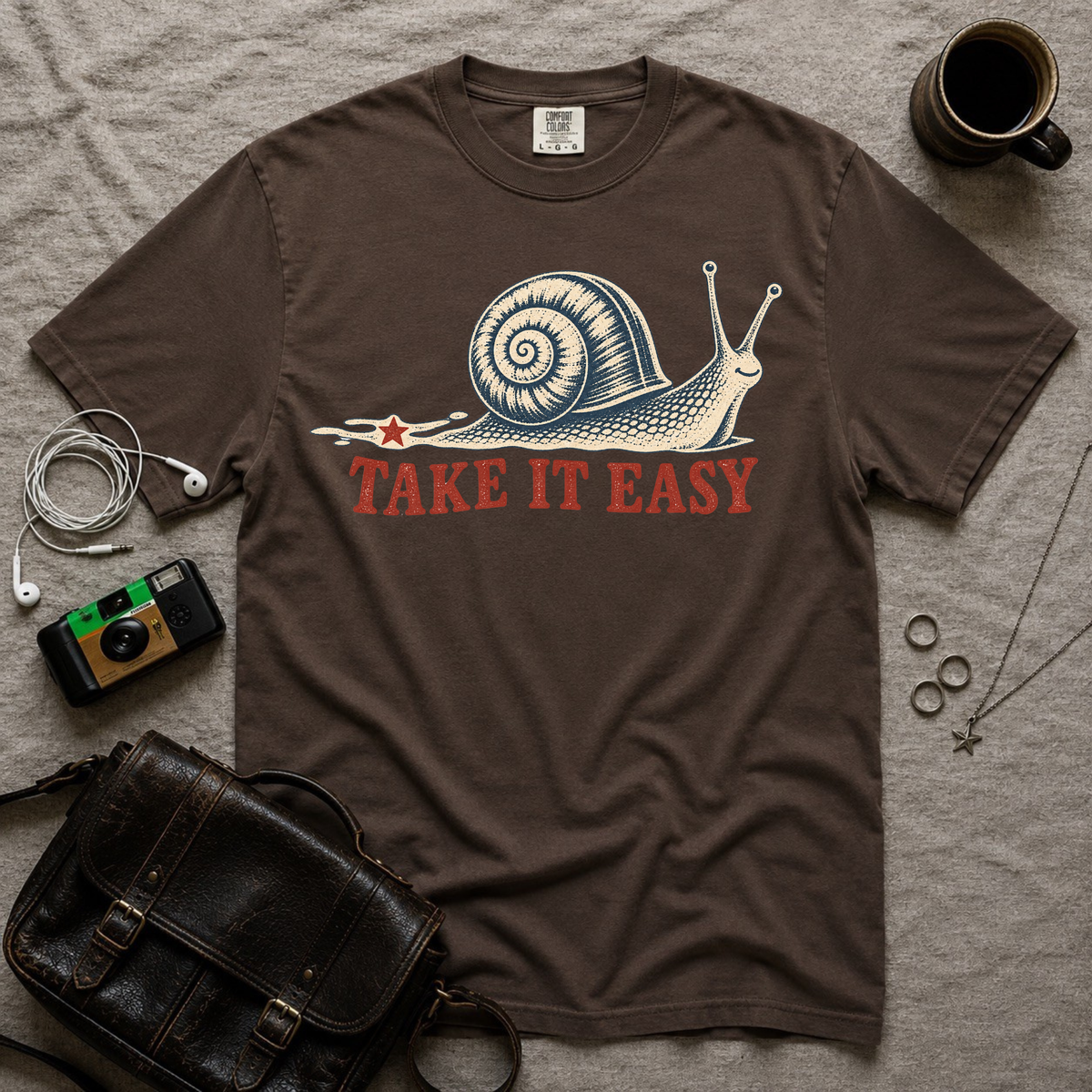 Take It Easy Snail T-Shirt