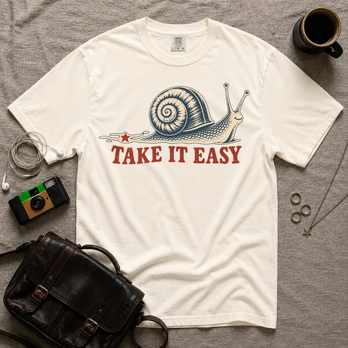 Take It Easy Snail T-Shirt
