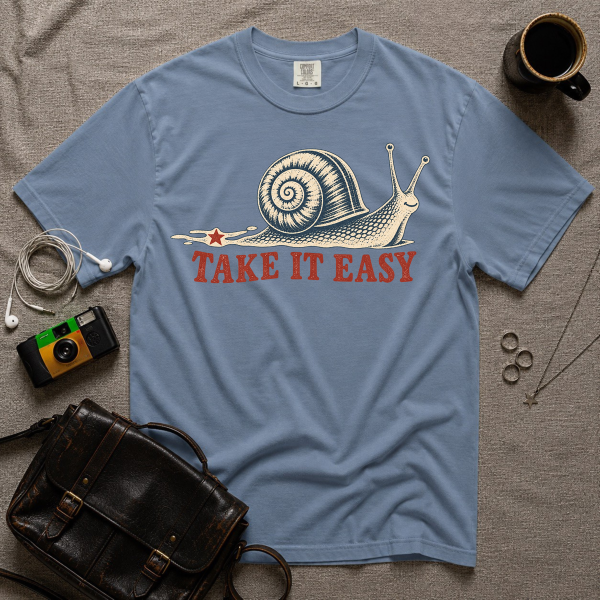 Take It Easy Snail T-Shirt