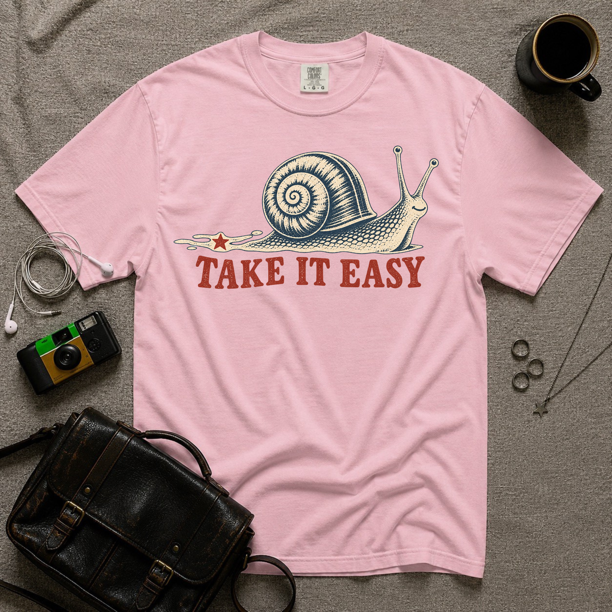 Take It Easy Snail T-Shirt