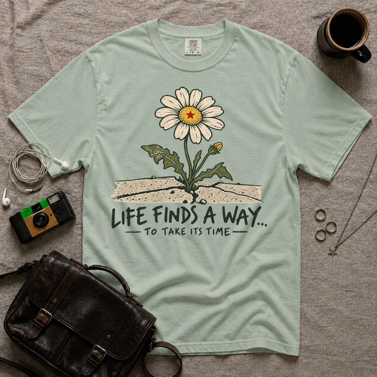 Life Finds a Way Daisy T-Shirt