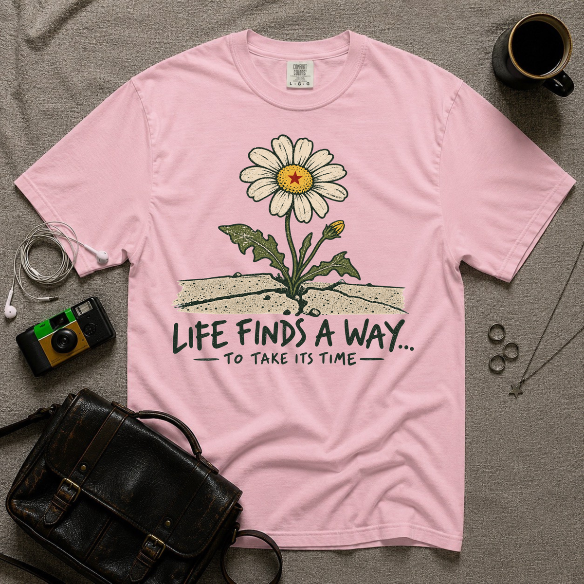 Life Finds a Way Daisy T-Shirt