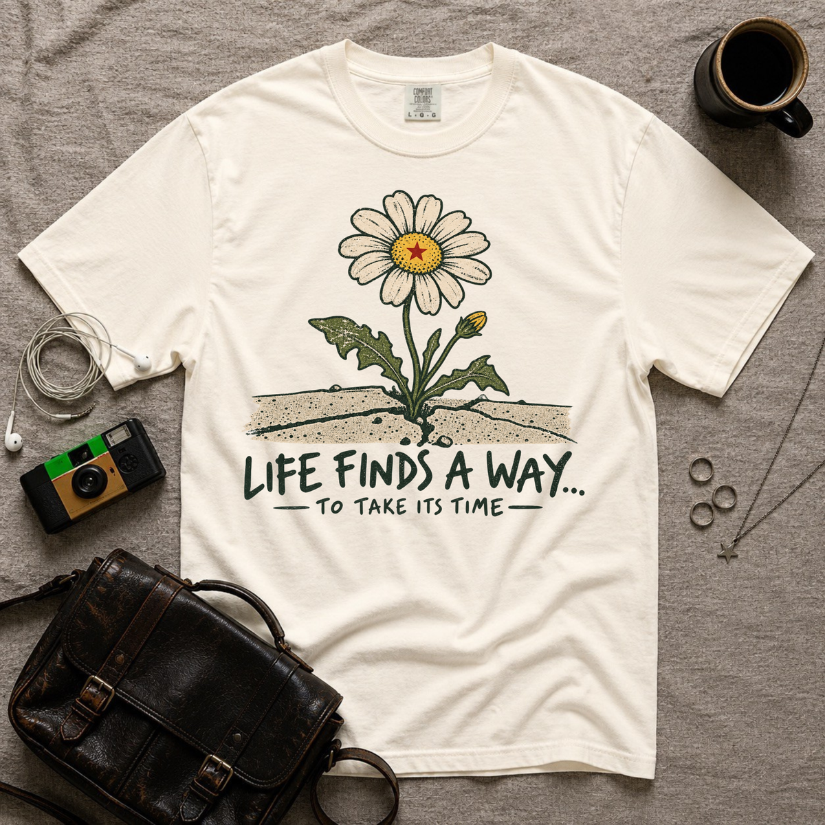 Life Finds a Way Daisy T-Shirt
