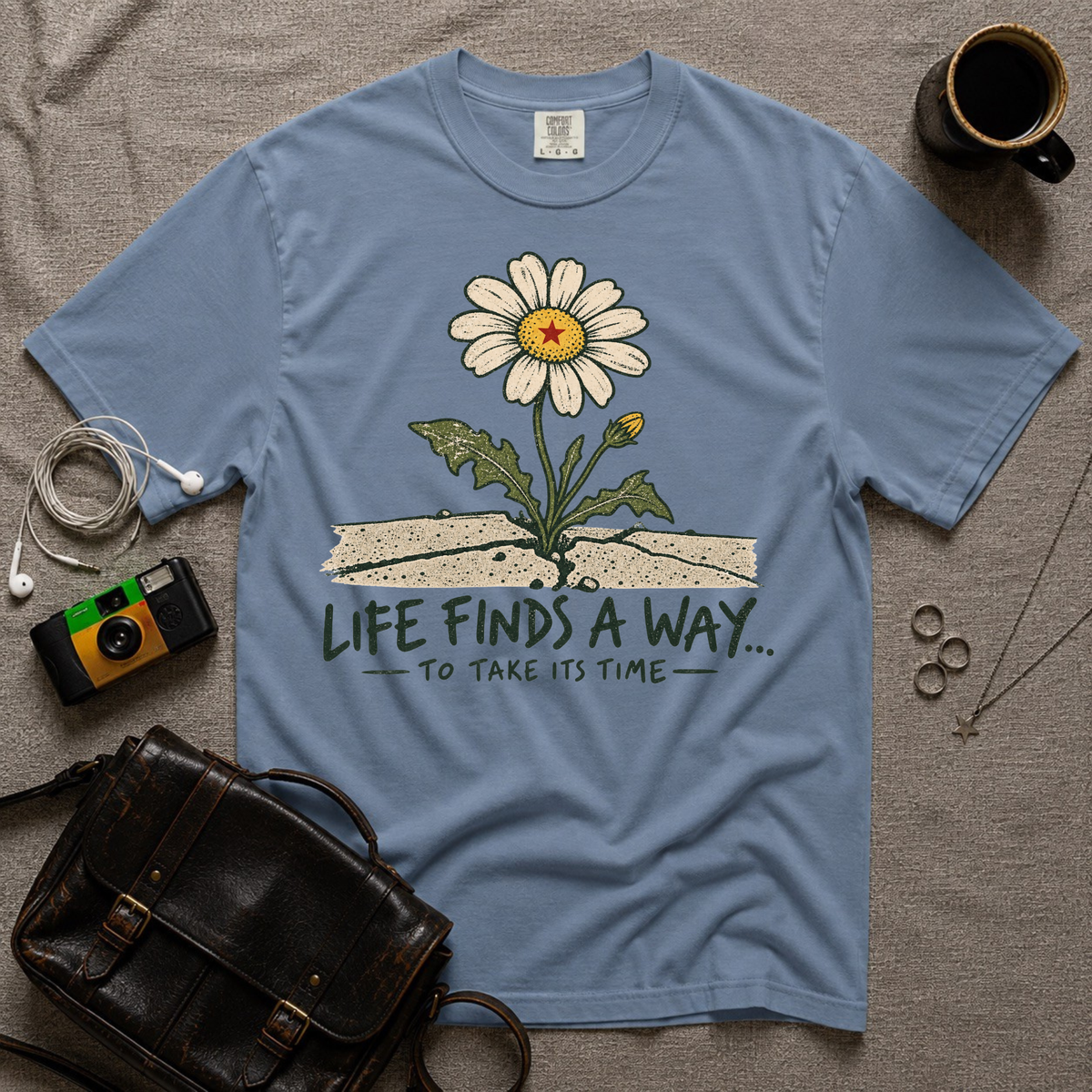 Life Finds a Way Daisy T-Shirt