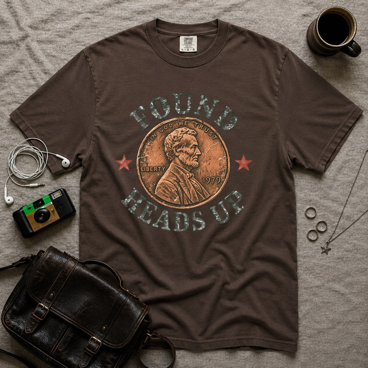 Found Heads Up Penny T-Shirt