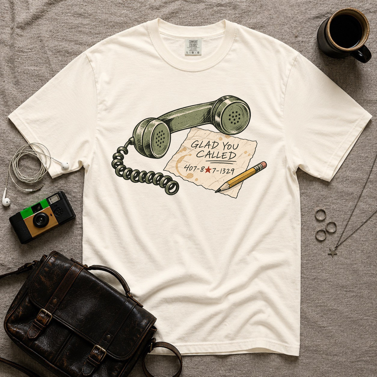 Vintage Phone T‑Shirt