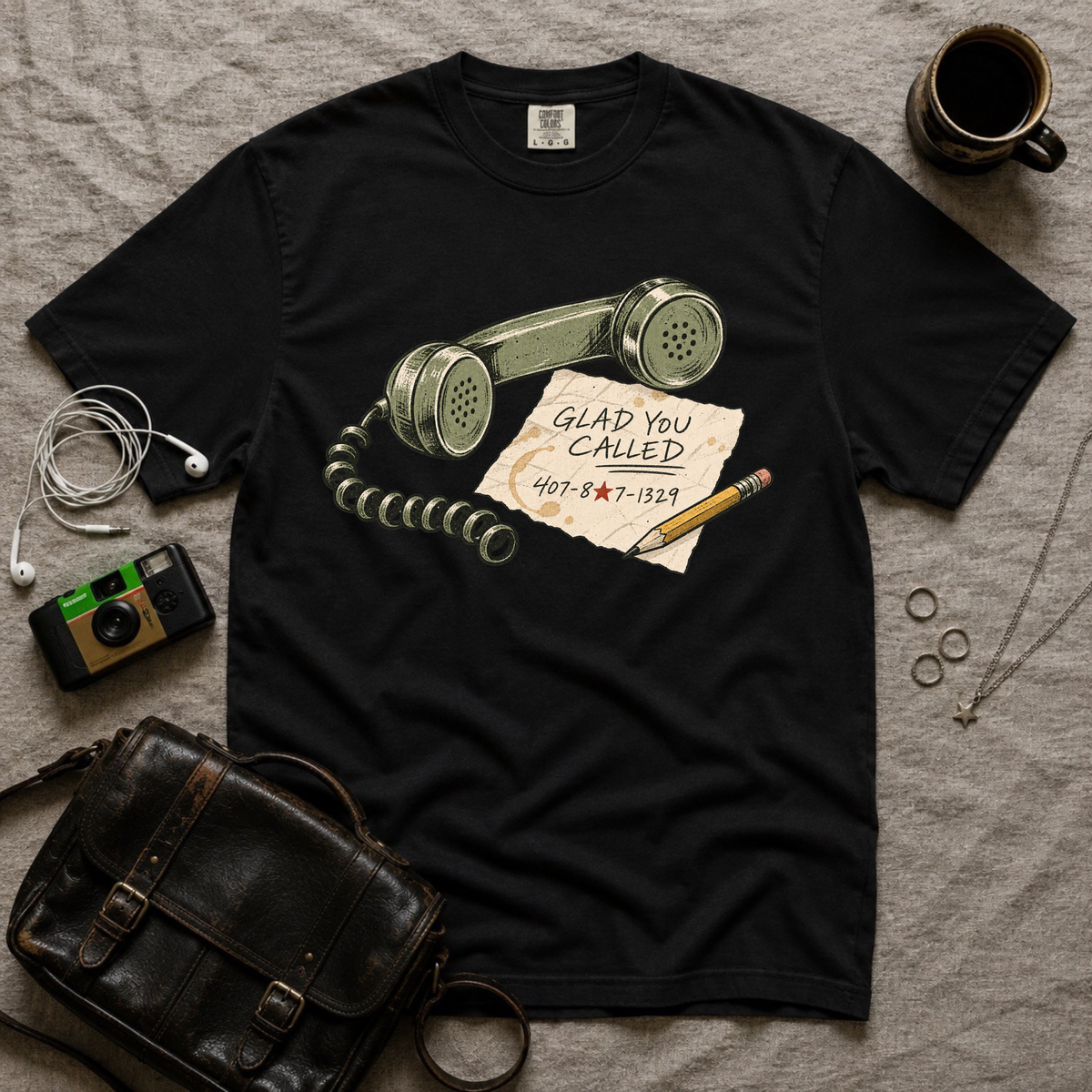 Vintage Phone T‑Shirt