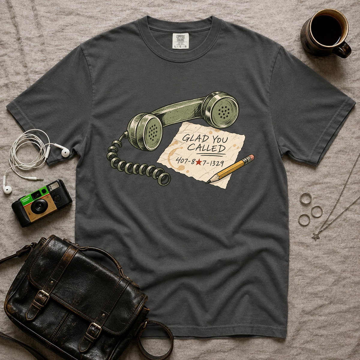 Vintage Phone T‑Shirt