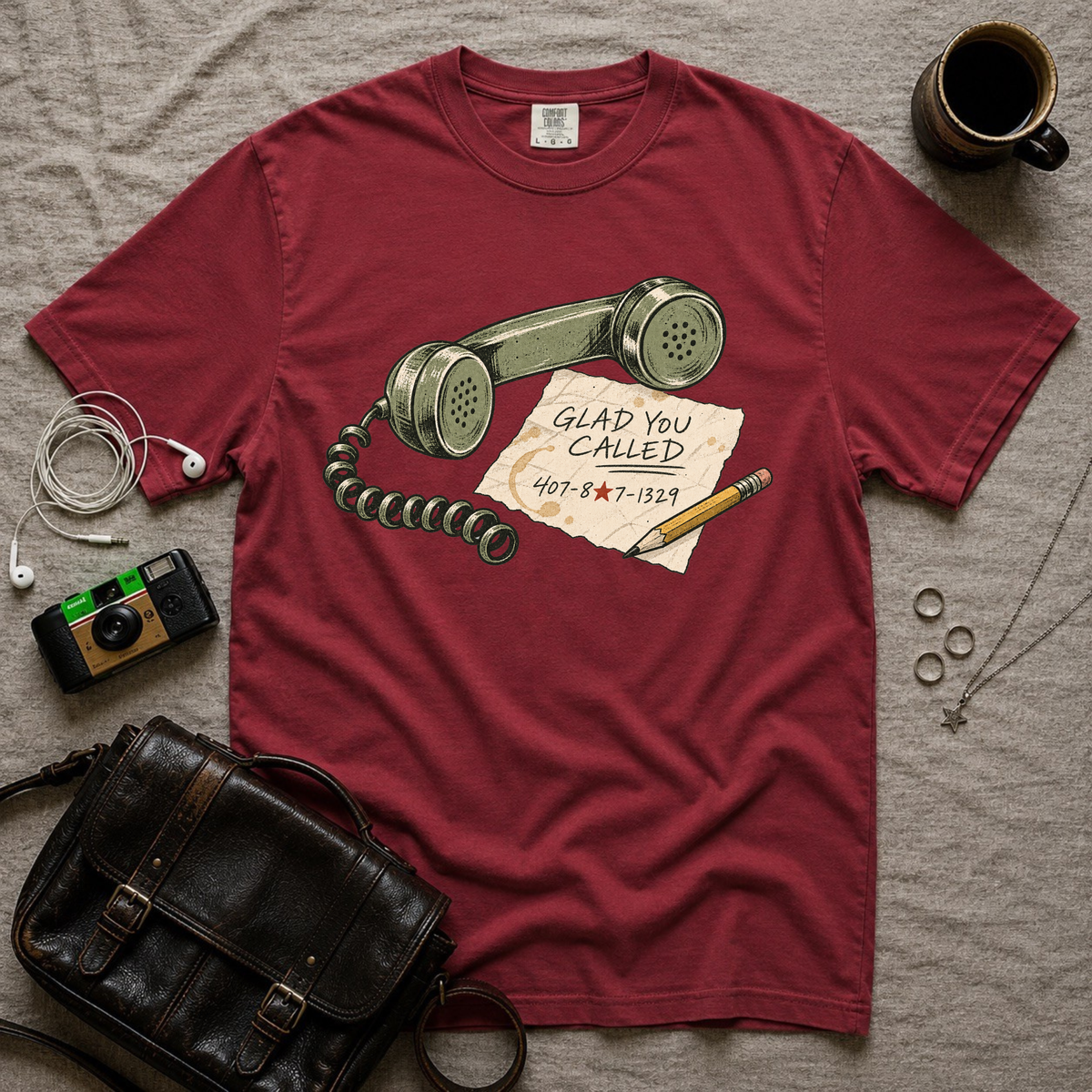 Vintage Phone T‑Shirt