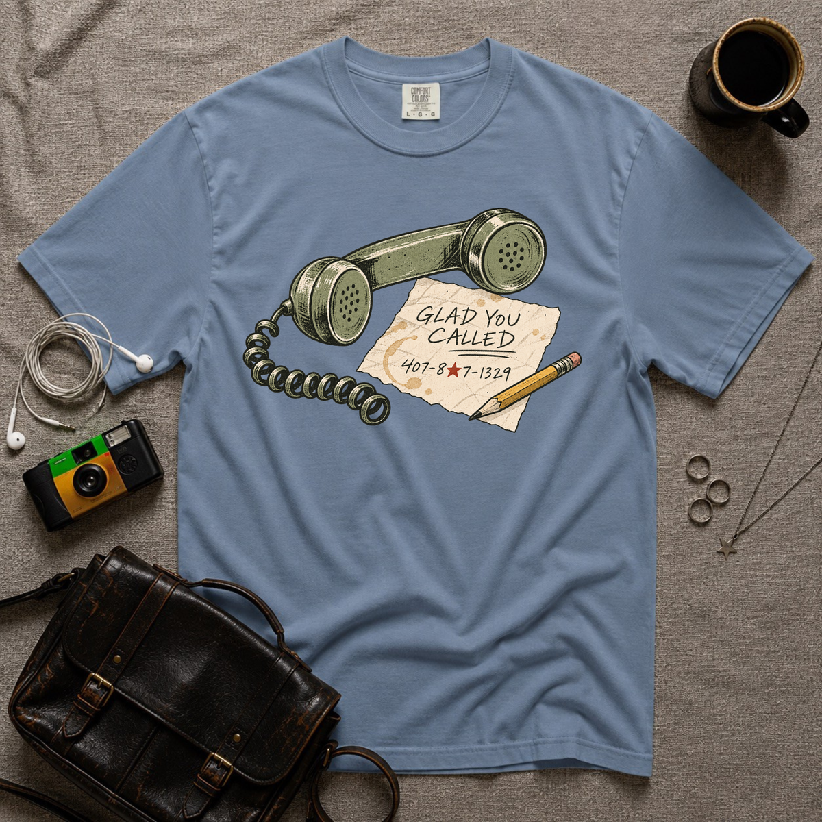 Vintage Phone T‑Shirt