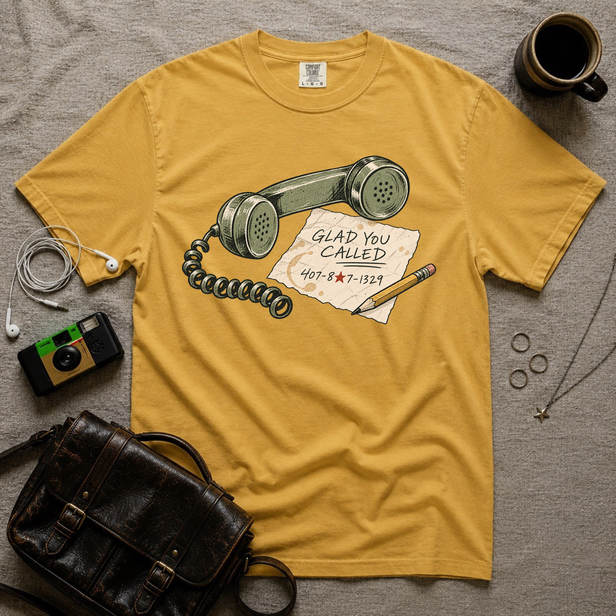 Vintage Phone T‑Shirt